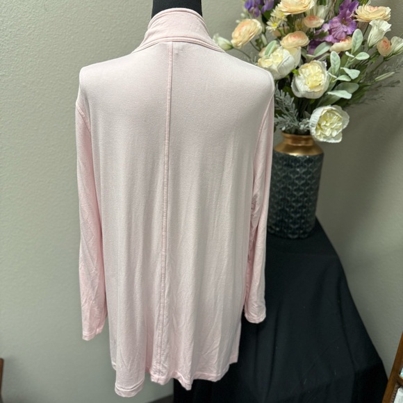 Ali Miles Light Pink Button Front Tunic Top – Size L - Picture 4 of 9